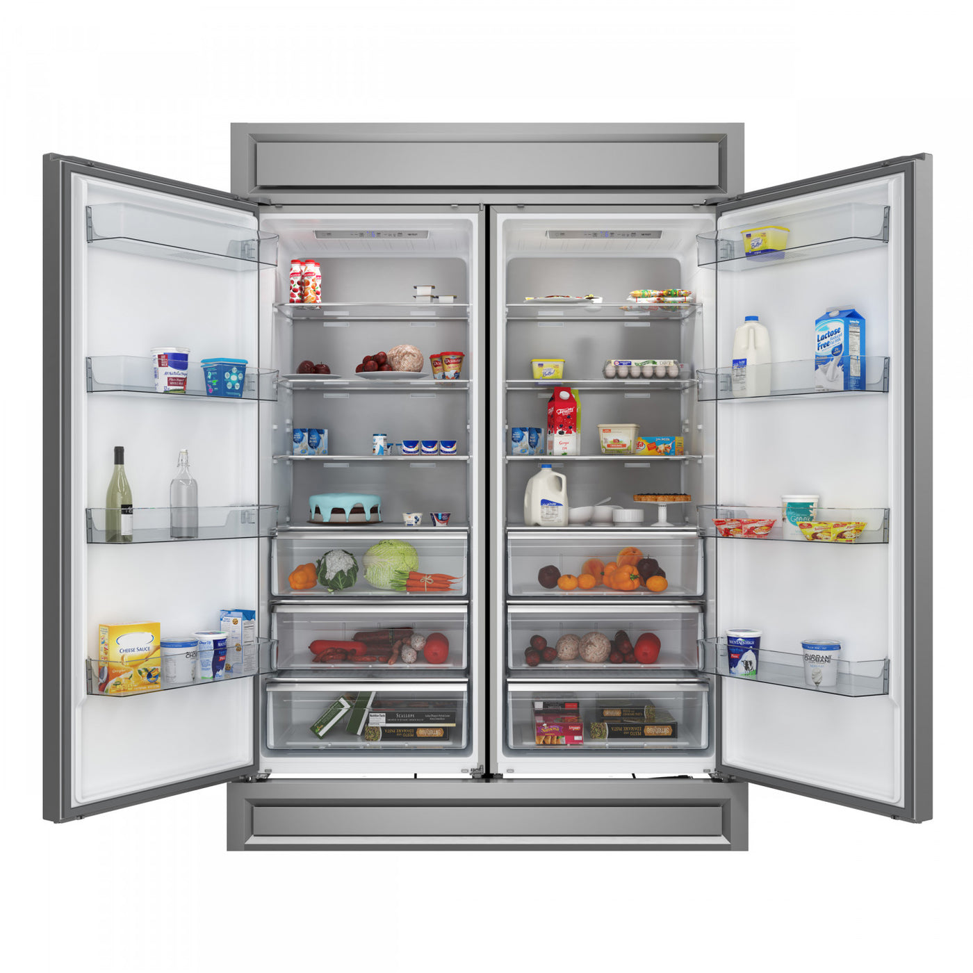 Forno Maderno 56" Stainless Steel 2-piece Built-In Convertible Refrigerator/Freezer (27.2 Cu. Ft.) - FFFFD1722-60S