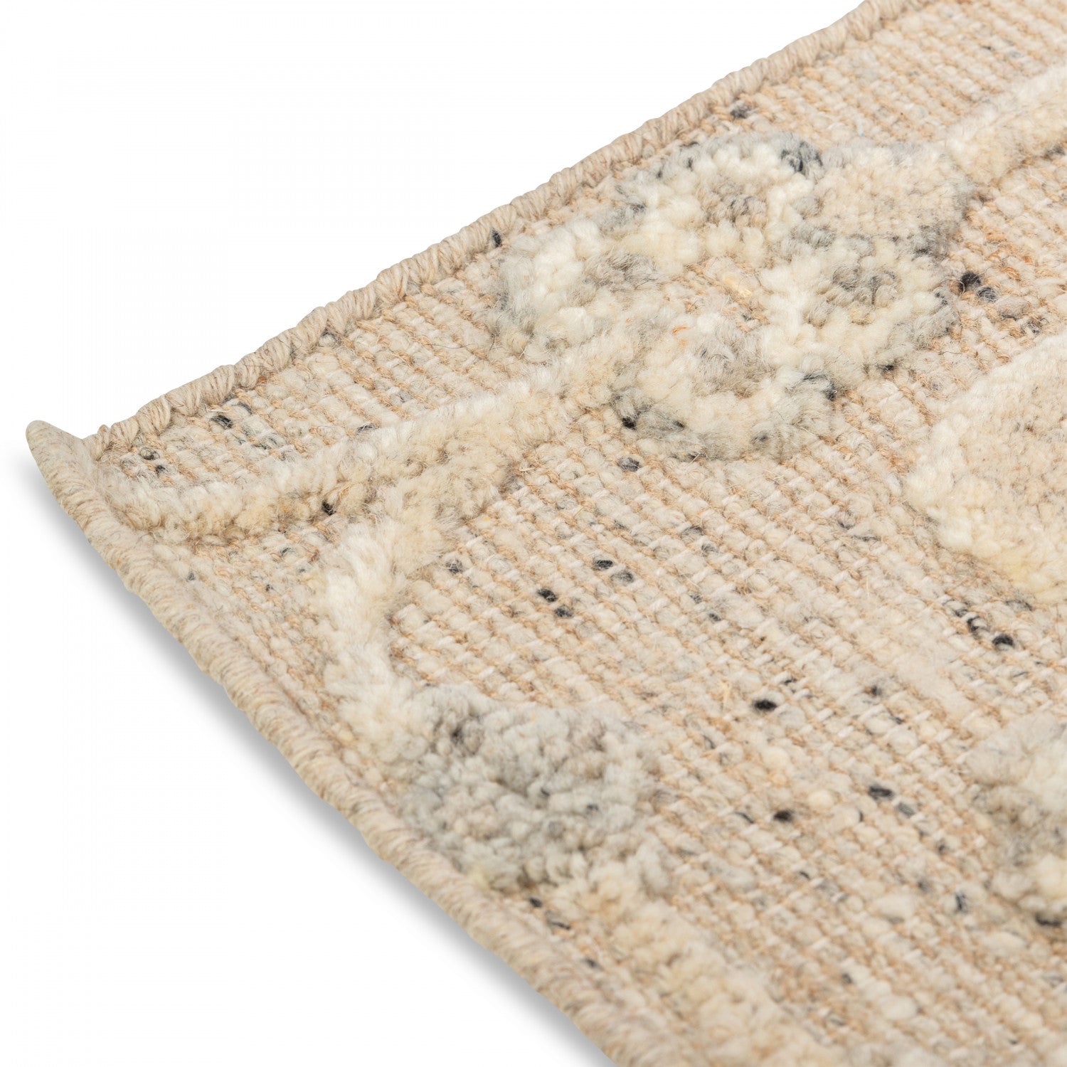 Ethos Hand-Knotted Rug - 9' x 12' - Grey/ Beige