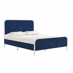Novogratz Tallulah Upholstered Queen Platform Bed - Navy