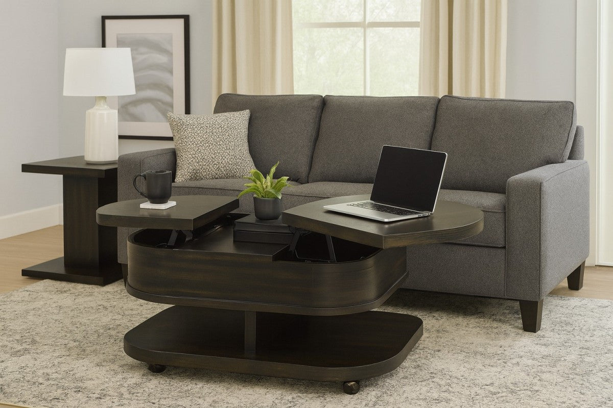 Brando Dual Lift-Top Coffee Table - Espresso