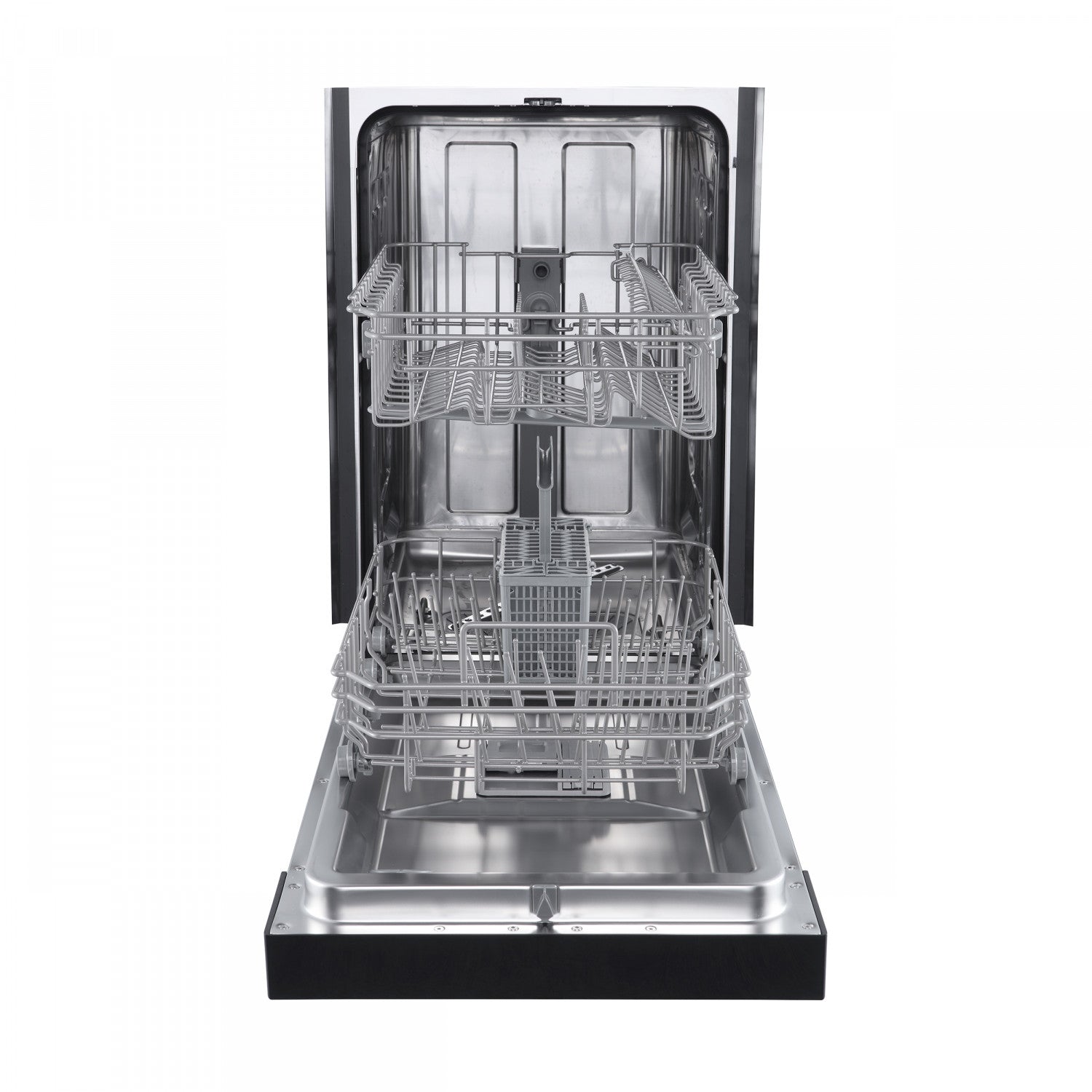 Forno Polo 18" Black Built-in Front Control Dishwasher (52 dBa) - FDWBI8041-18BLK