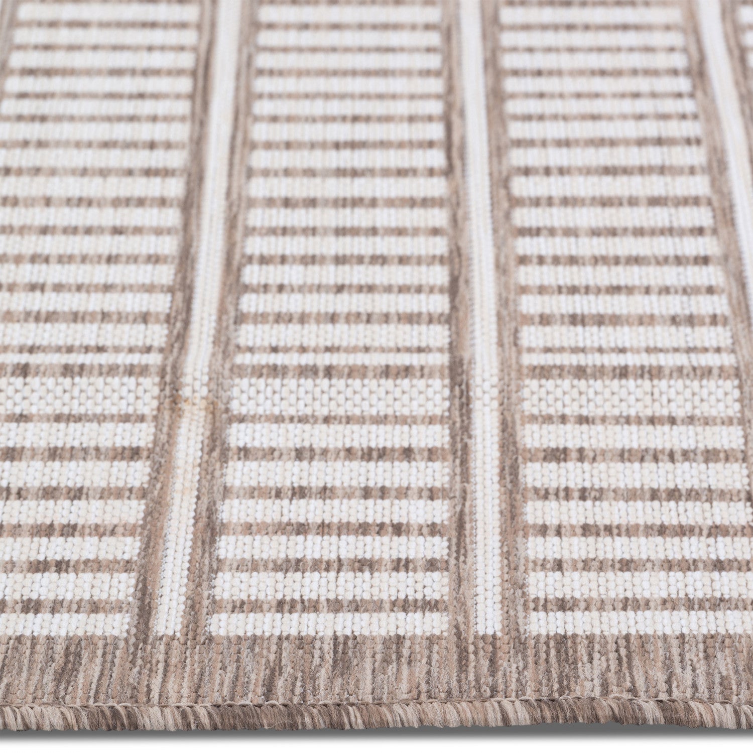 Cabana Lattice Indoor/Outdoor Rug - 3' x 5' - Brown