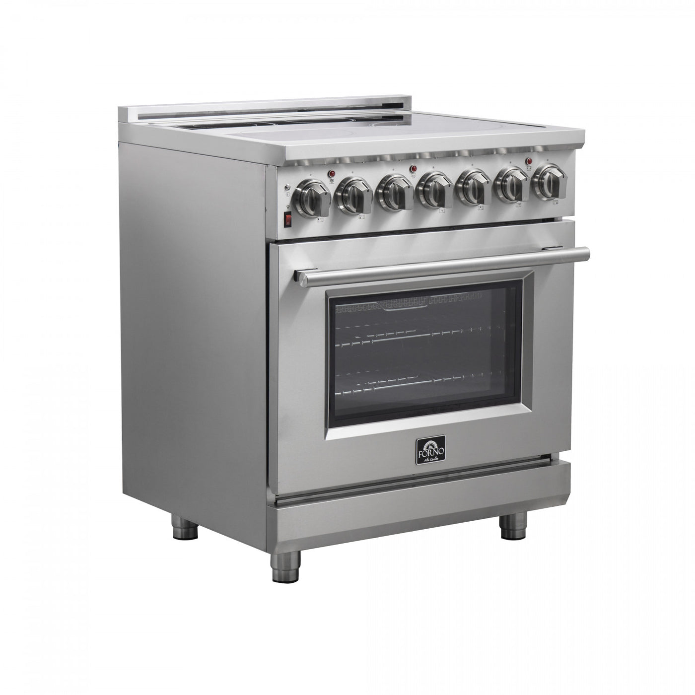Forno Massimo 30" Stainless Steel Freestanding Electric Range With True Convection And Air Fry (4.32 Cu. Ft.) - FFSEL6020-30