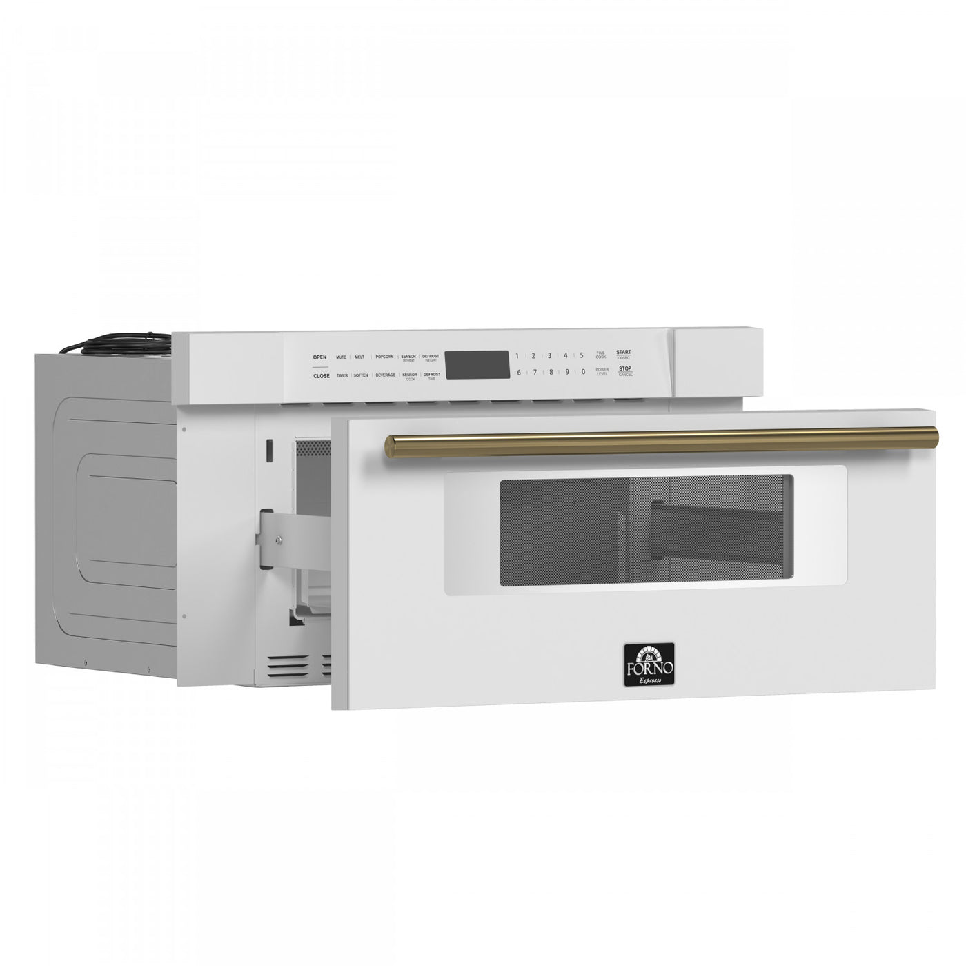 Forno Capoliveri White 30" Built-In Microwave Drawer (1.2 Cu. Ft.) - FMWDR3000-30WHT