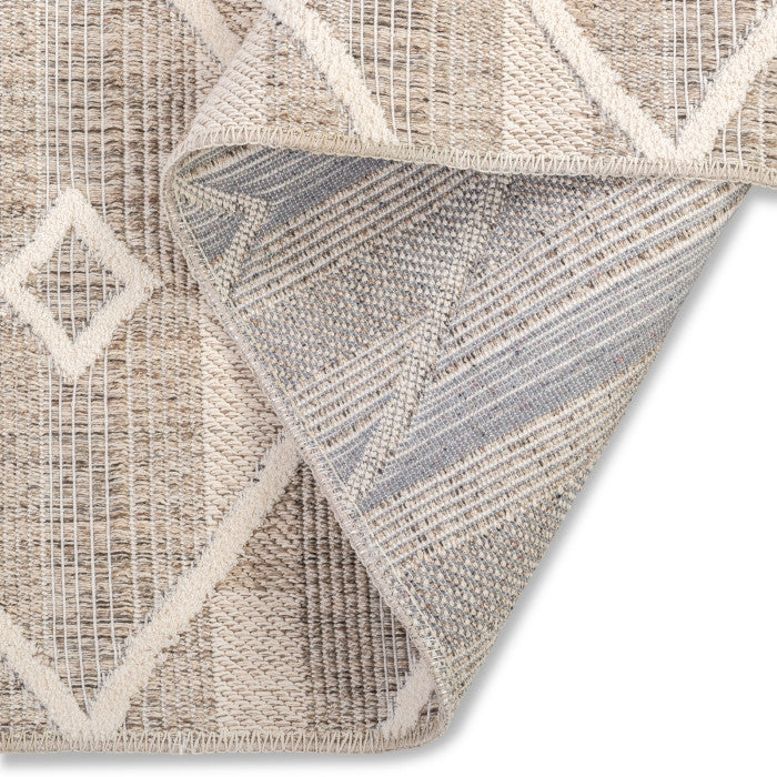 Naturale Geometric Rug - 5' x 8' - Beige