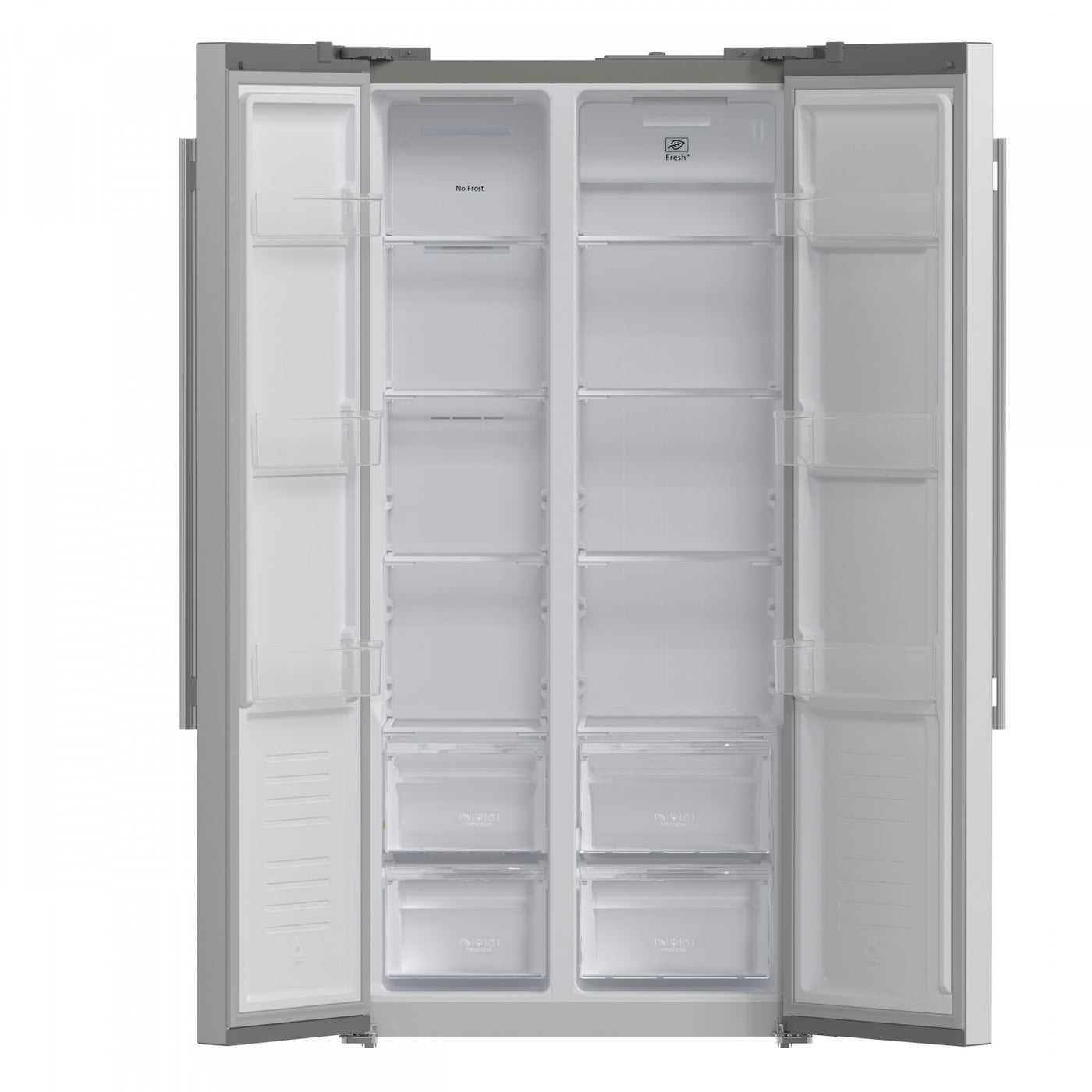 Forno Salerno 33" Stainless Steel Freestanding Side-by-Side Refrigerator (15.6 Cu. Ft.) - FFRBI1805-33SB