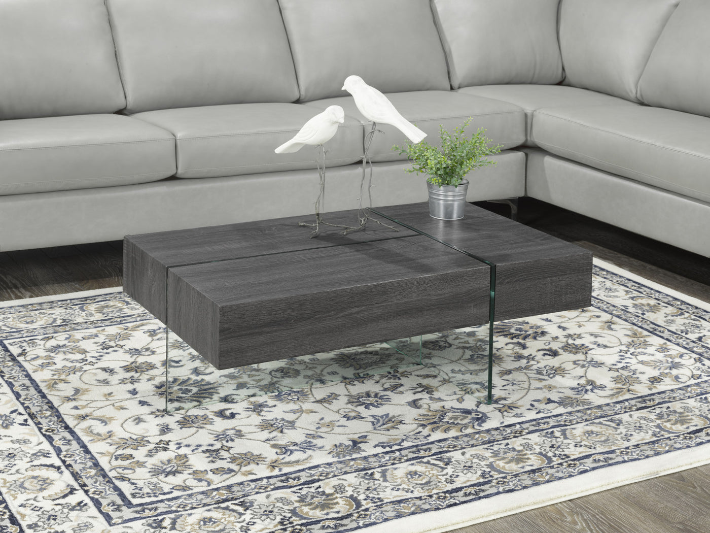 Elexa Coffee Table - Grey