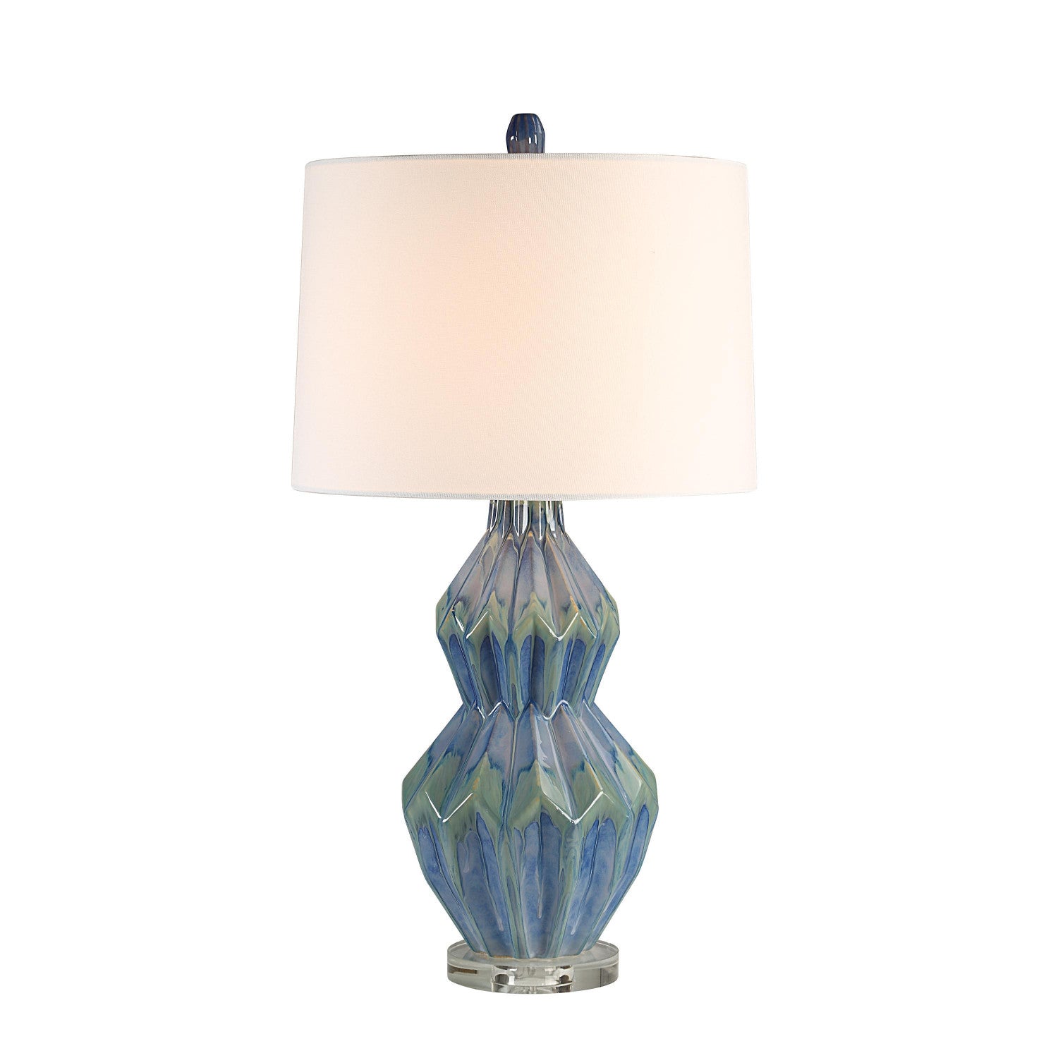 Delphi Table Lamp - Glazed Turquoise Blue