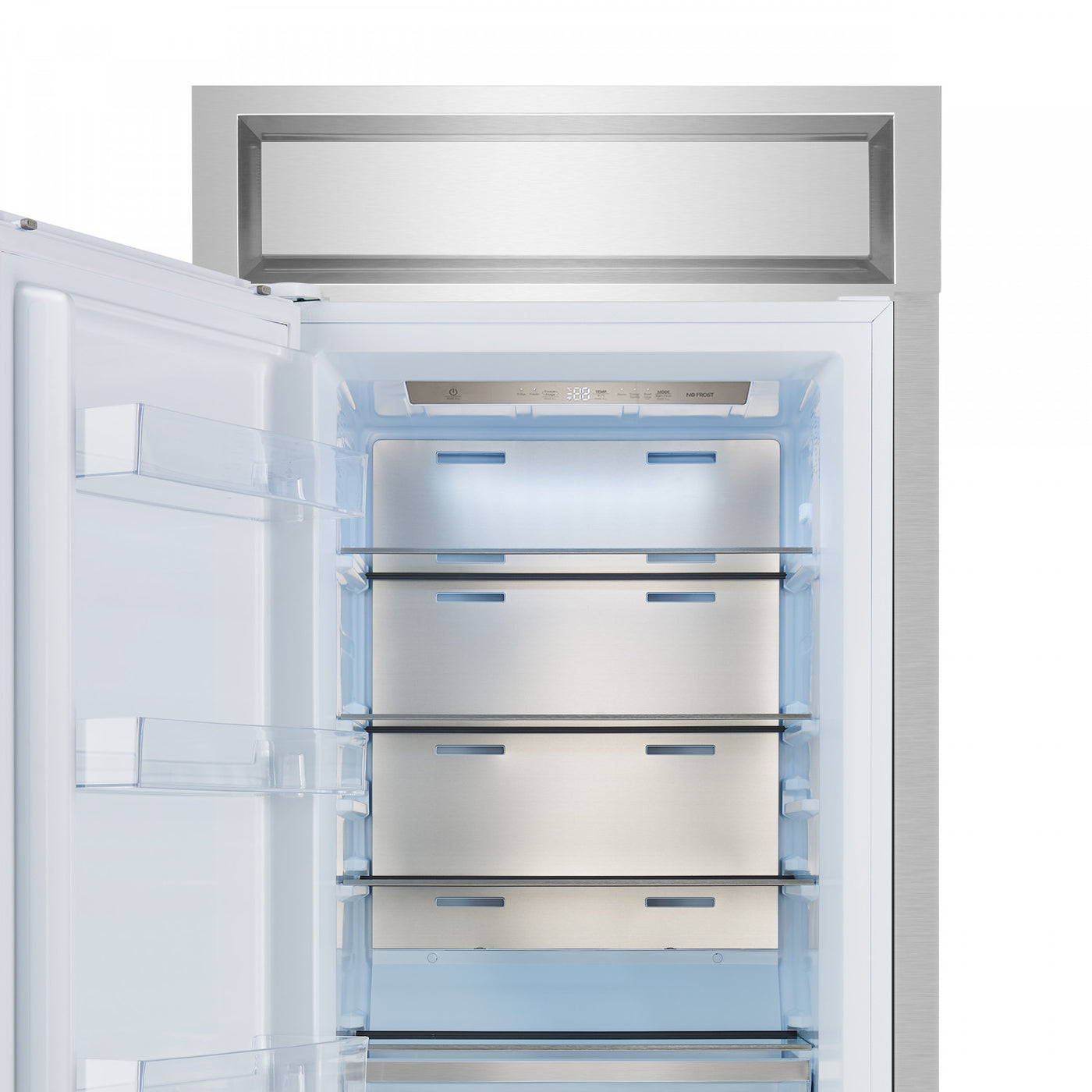 Forno Maderno 28" White Built-In Convertible Refrigerator/Freezer with Left Swing Door (13.6 Cu. Ft.) - FFFFD1722-32LMG-WHT