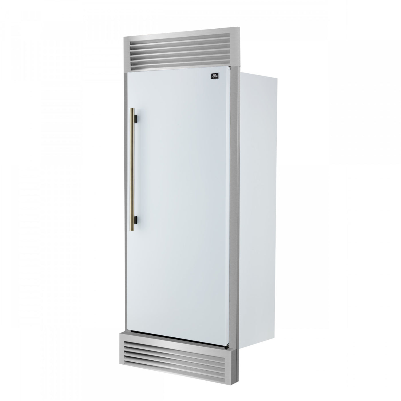 Forno Maderno 28" White Built-in Convertible Refrigerator/Freezer with Right Swing Door (13.6 Cu. Ft.) - FFFFD1722-32RSG-WHT