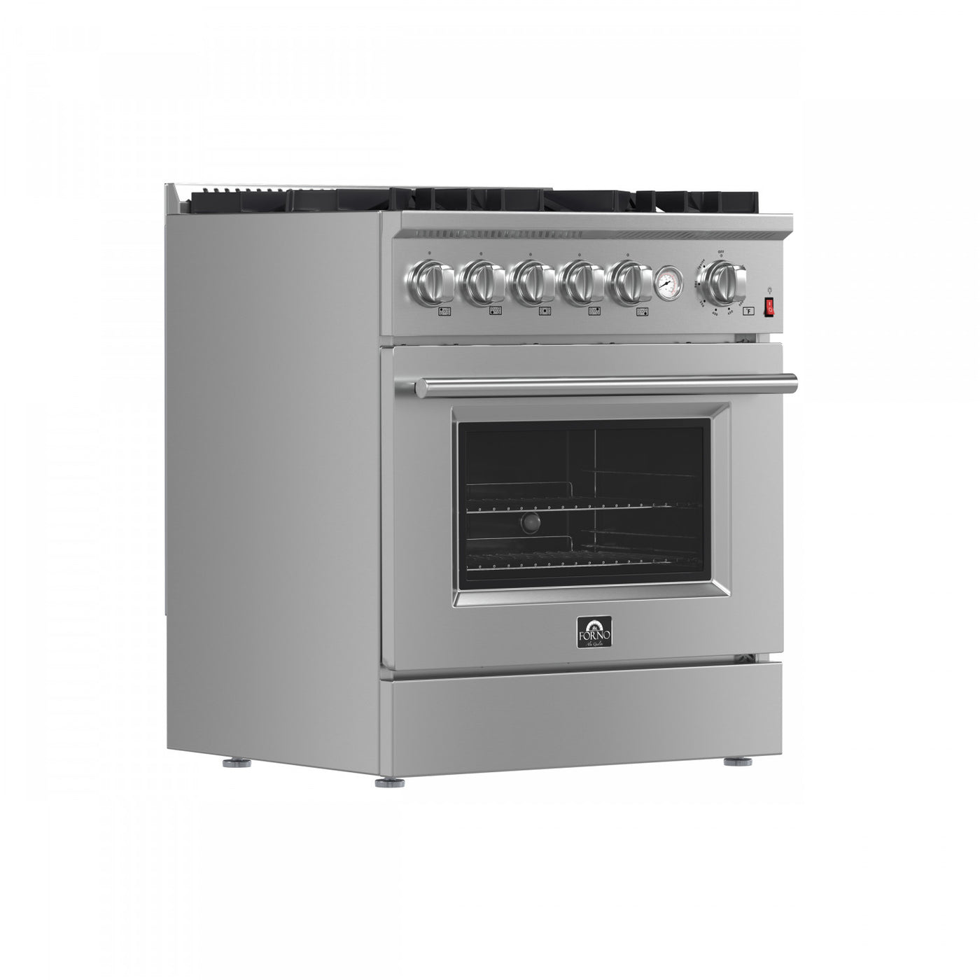 Forno Giovanni 30" Stainless Steel Freestanding Gas Range (4.32 Cu. Ft.) - FFSGS6274-30