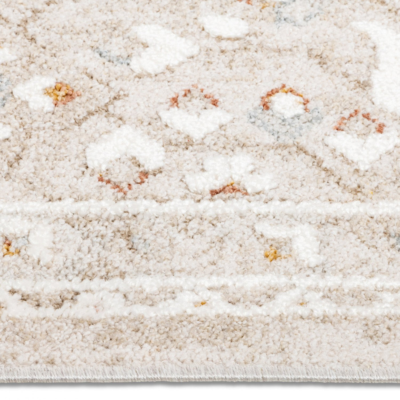 Kopfkino Bordered Rug - 5' x 8' - Multi-Colour