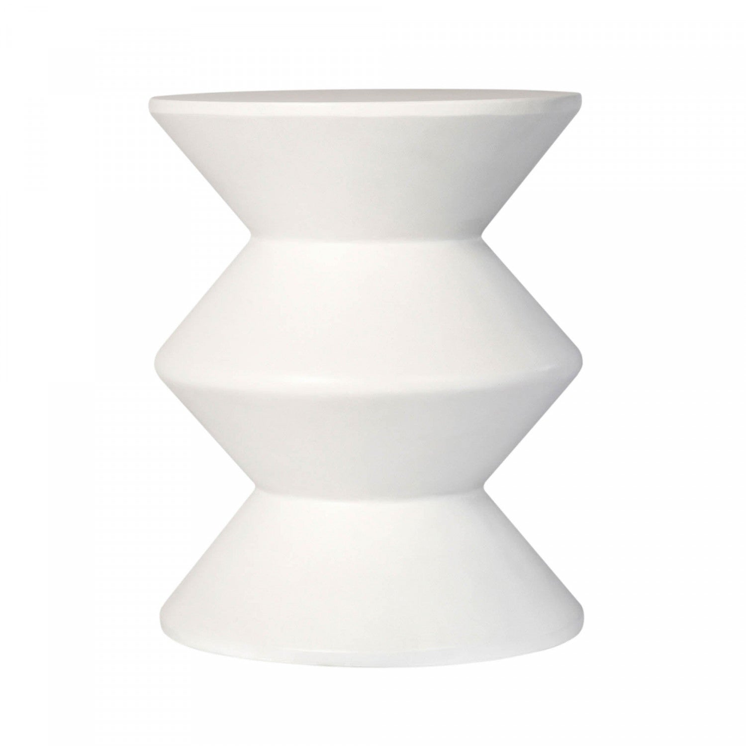 Gavrin Inverted Side Table - White