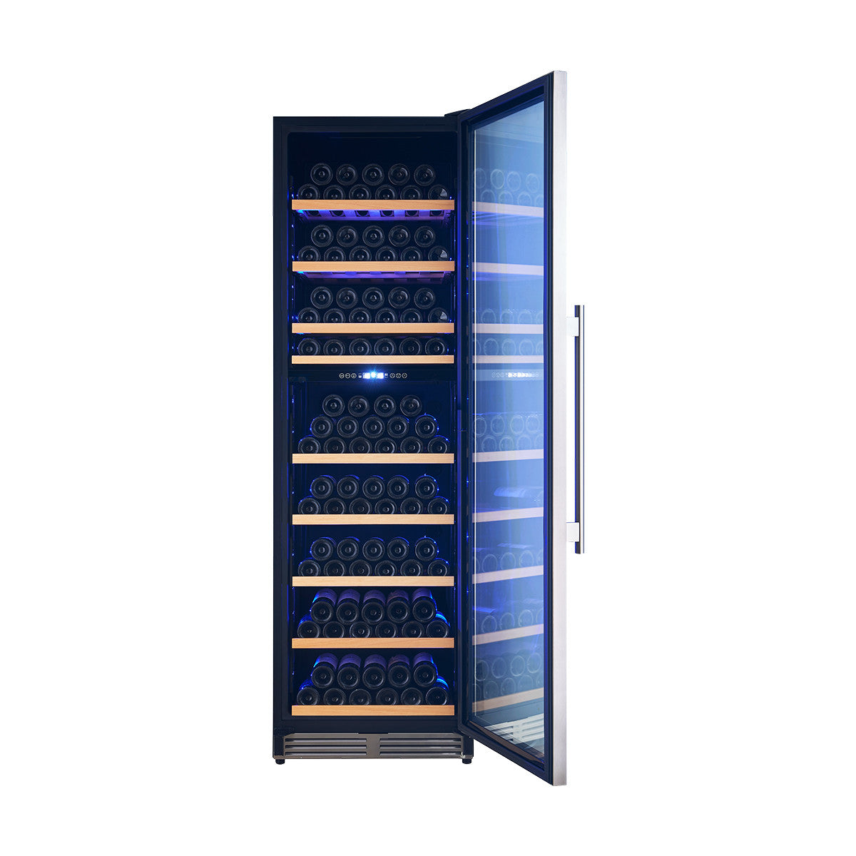 Forno Avellino 24" Stainless Steel 44 Bottle Dual Zone Wine Cellar (16 Cu. Ft.) - FWCDR6603-24S