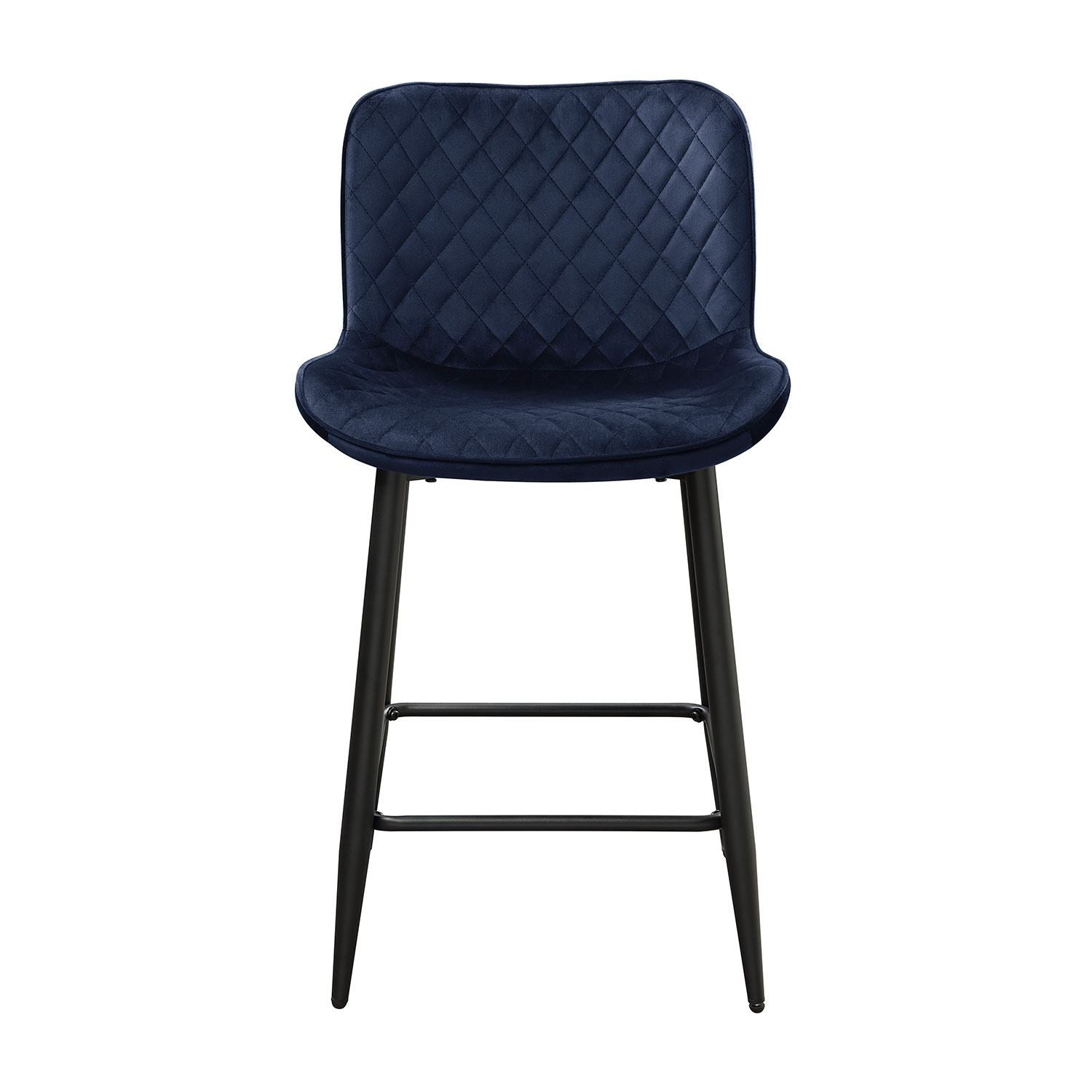 Nya Counter Stool - Blue - Set of Two