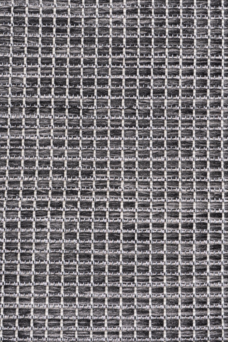 Calypso Crosshatch Outdoor Rug - 6' x 9' - Grey