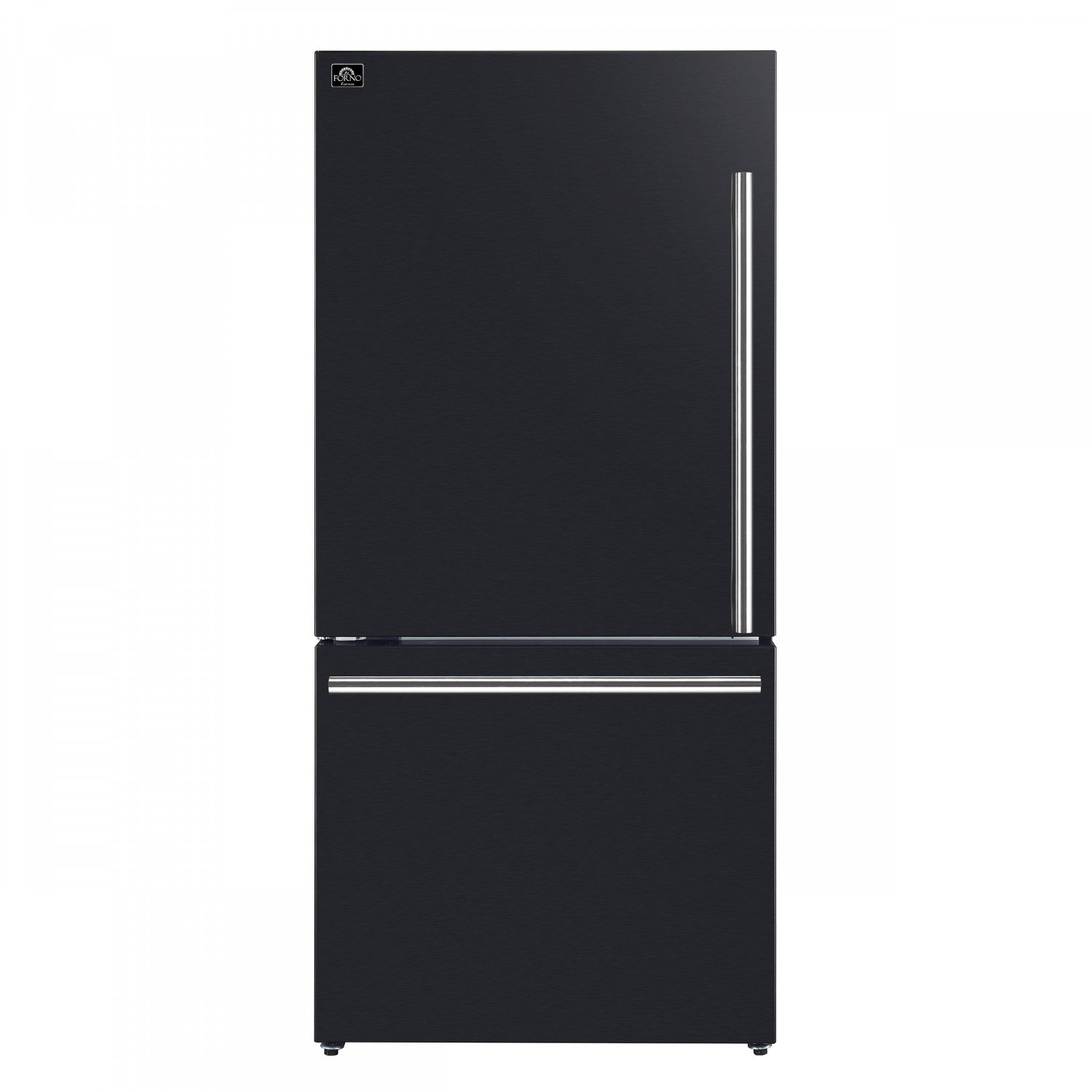 Forno Milano 62" Black 2-piece Freestanding Dual Bottom Freezer Refrigerator (34.4 Cu. Ft.) - FFFFD1787-60BLK