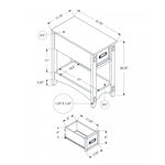 Aurea Side Table - Walnut