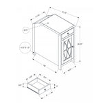 Elric Side Table - Taupe