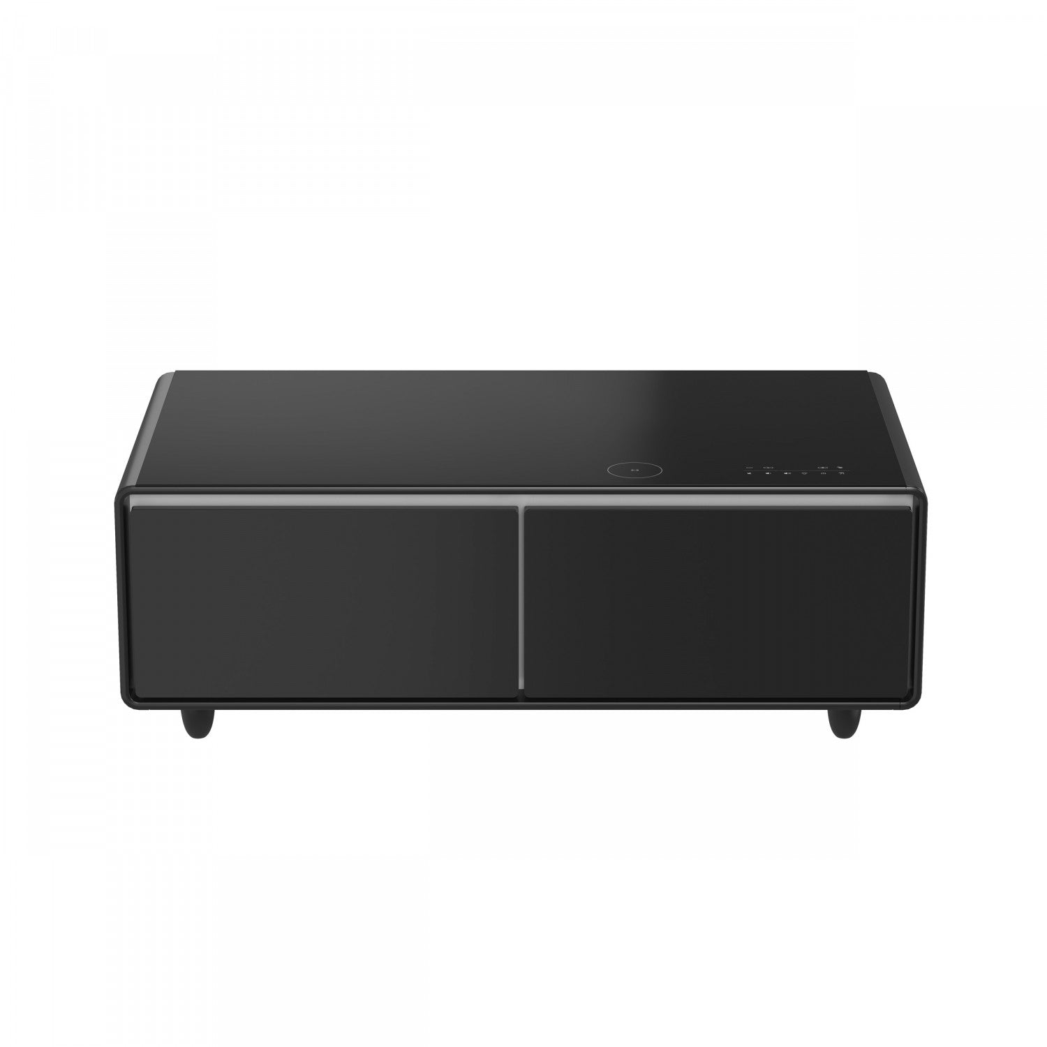 Forno Tavolo Smart Coffee Table With Dual Refrigerator Drawers - Black - FCTFR7006-51BLK