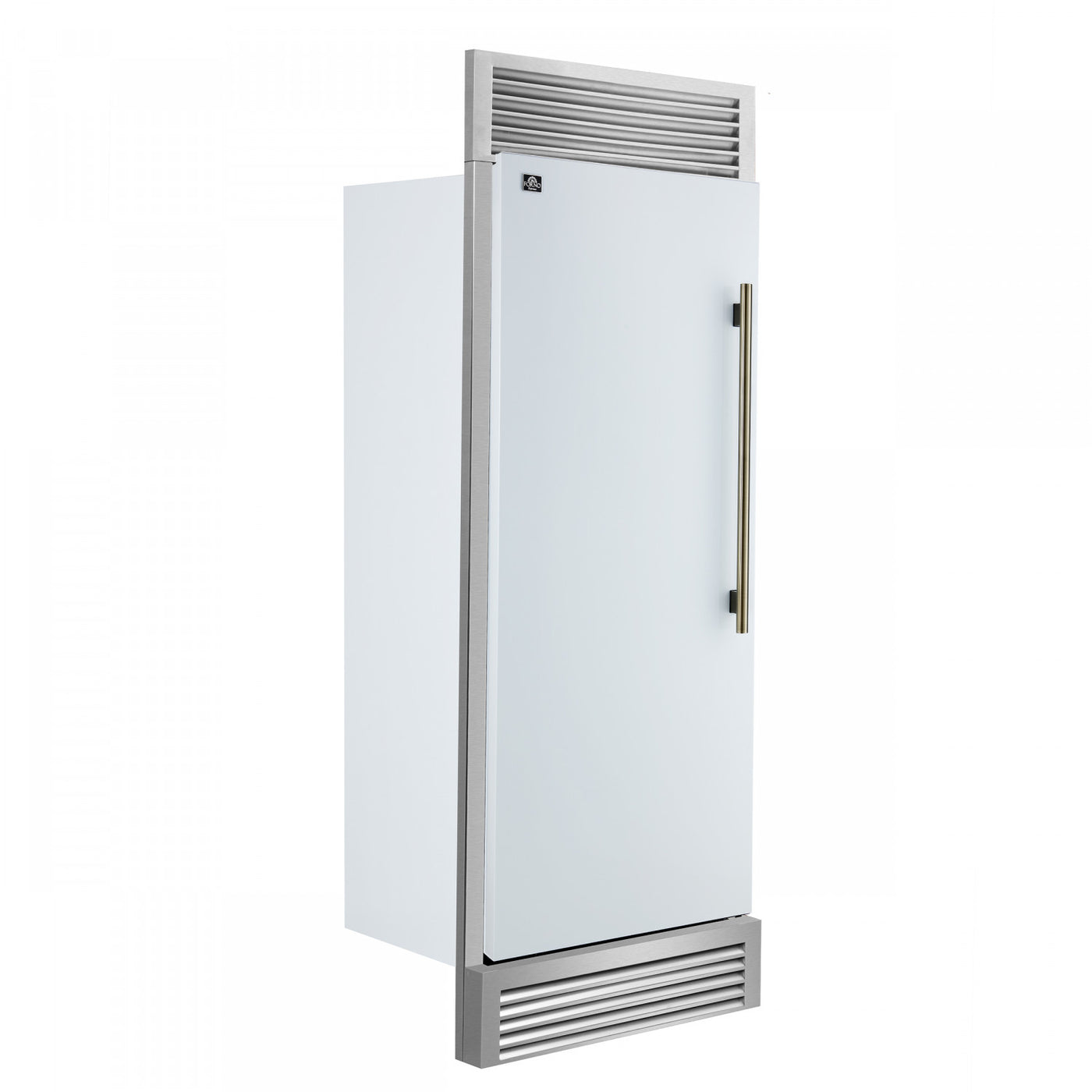 Forno Maderno 28" White Built-In Convertible Refrigerator/Freezer with Left Swing Door (13.6 Cu. Ft.) - FFFFD1722-32LSG-WHT