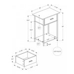 Miko Side Table - Dark Bronze