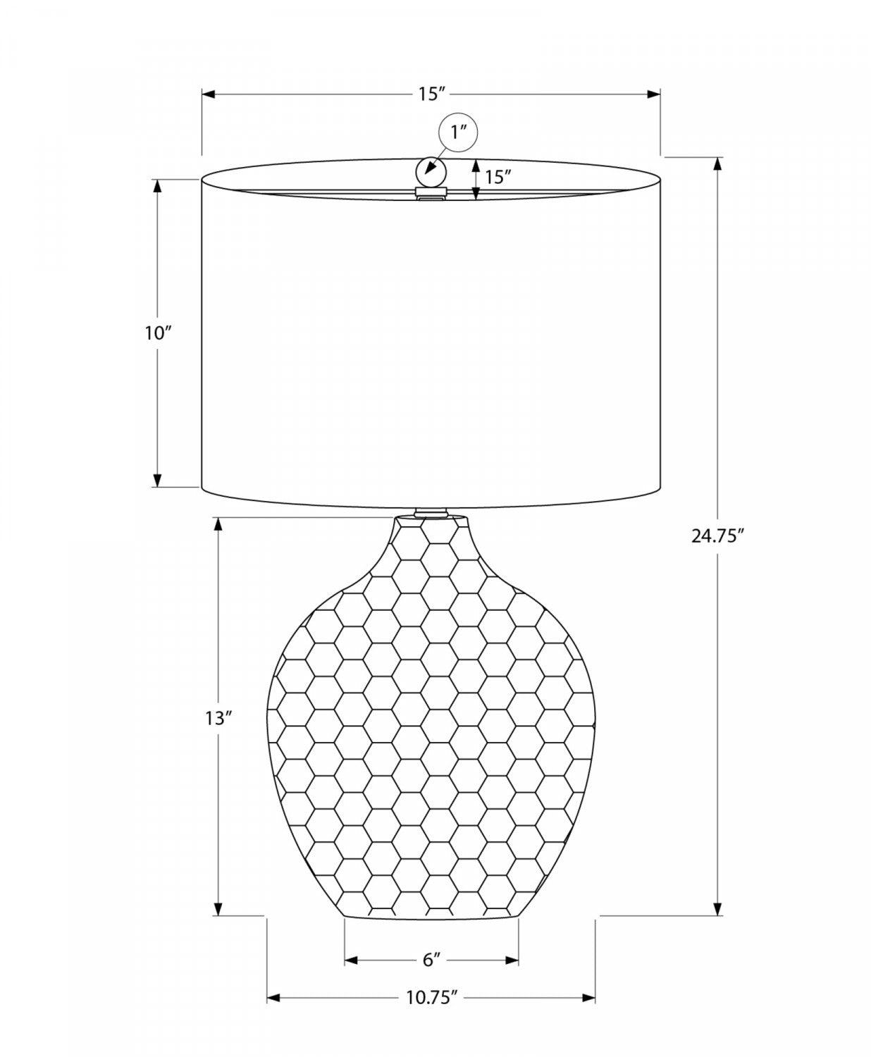 Devon Table Lamp - Brown