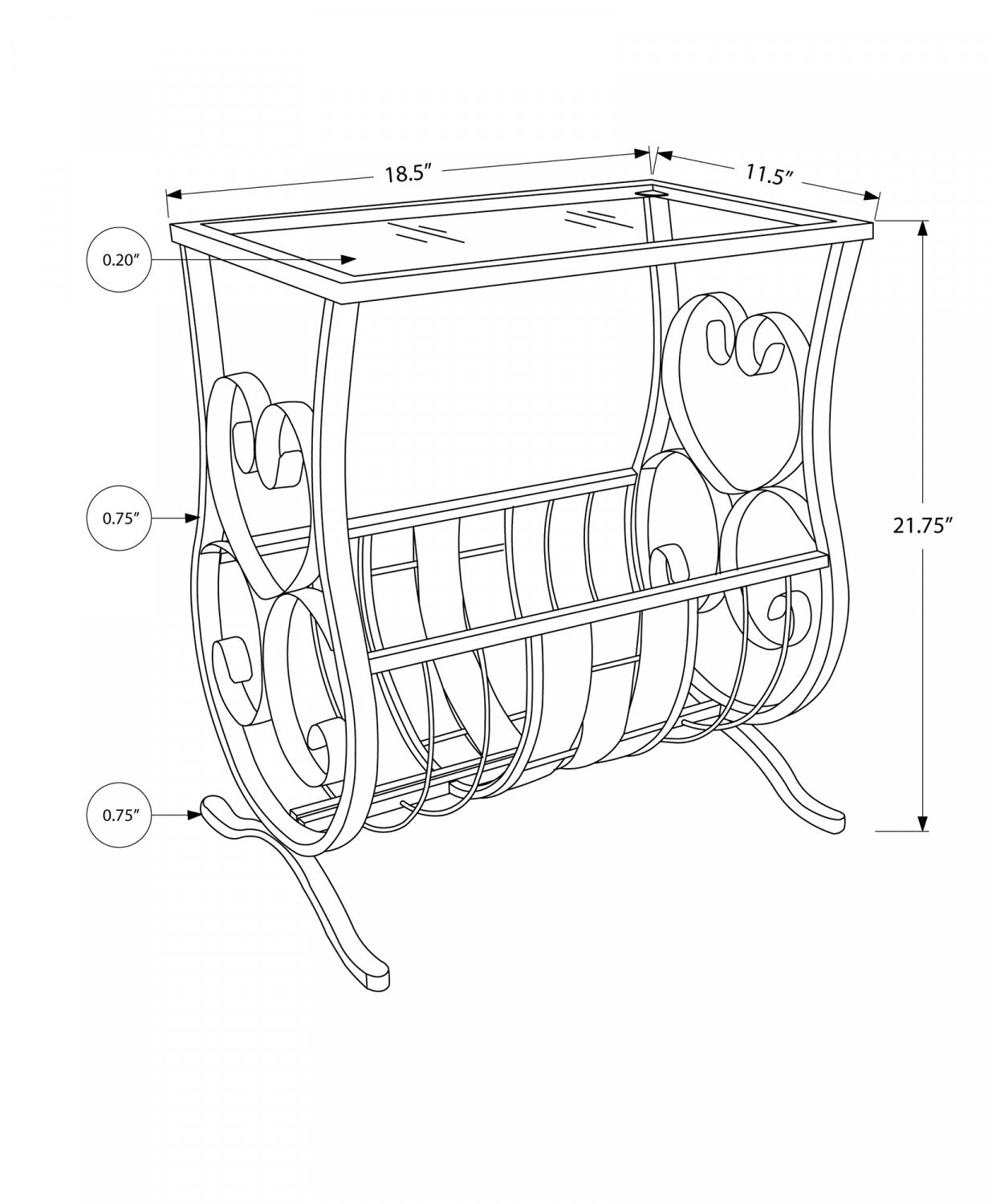 Sano Side Table - Black