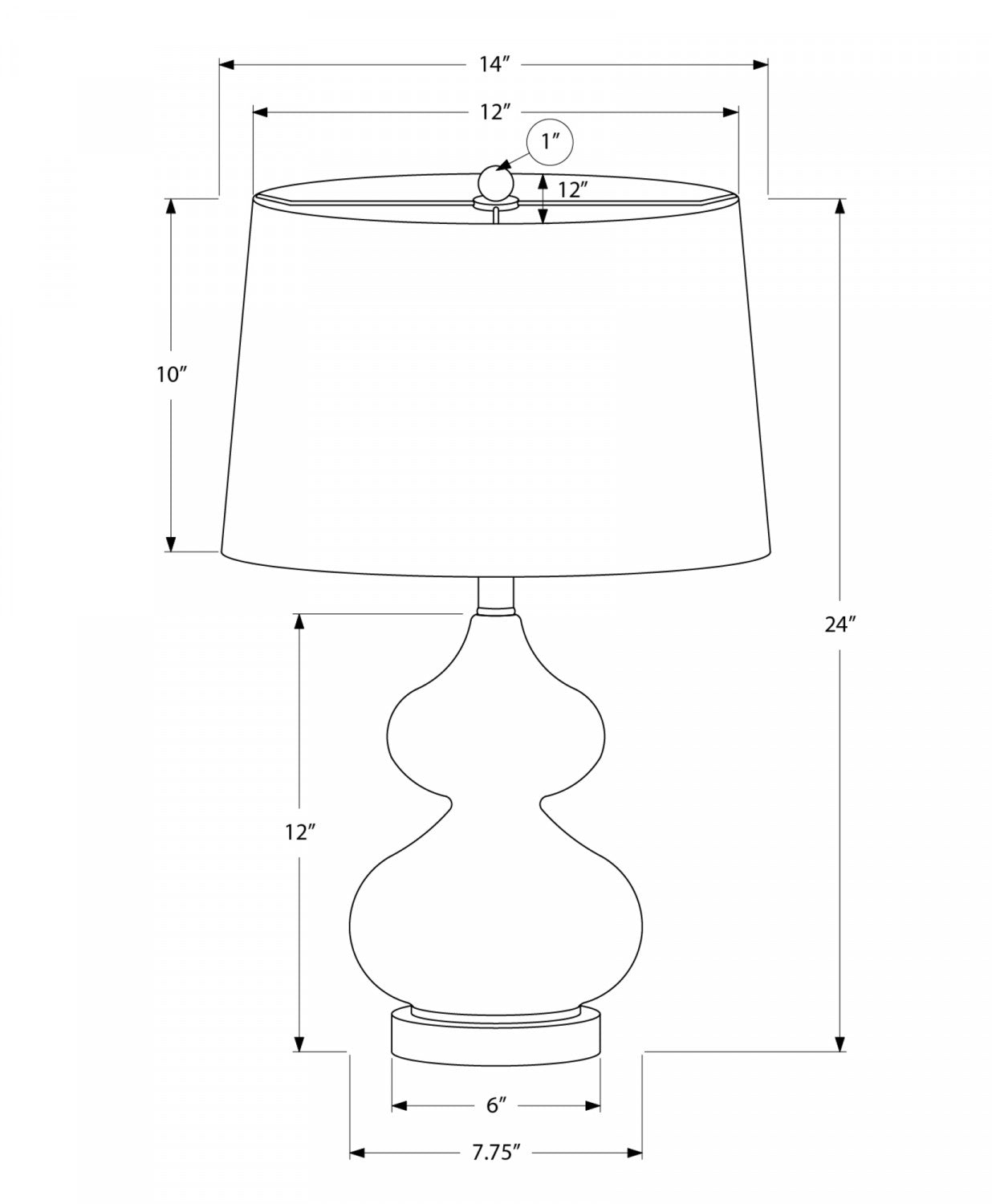 Camden Table Lamp - Green