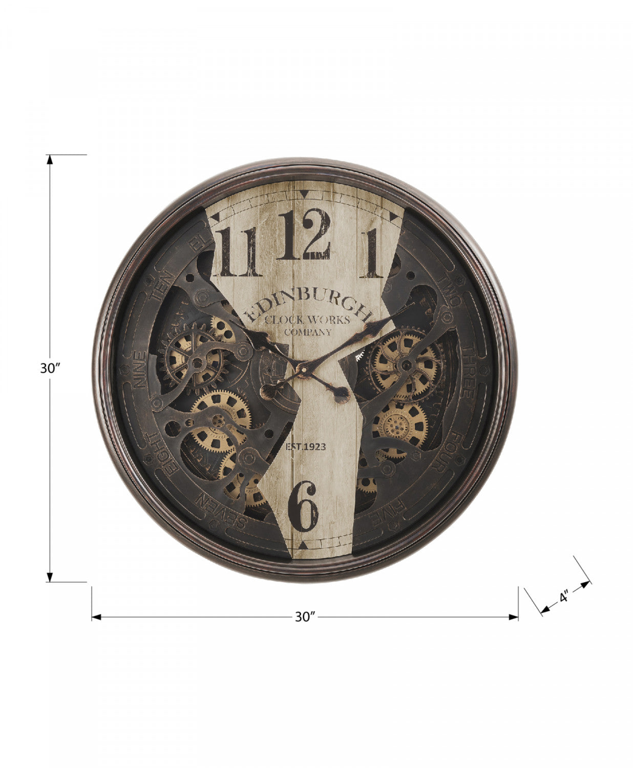 Muse Clock - Brown