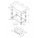 Vanta Side Table - White