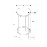 Remi Side Table - Light Brown