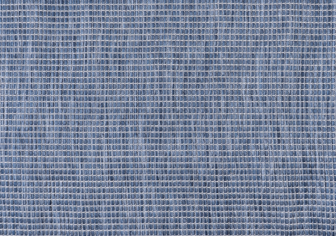 Calypso Crosshatch Outdoor Rug - 8' x 10' - Blue
