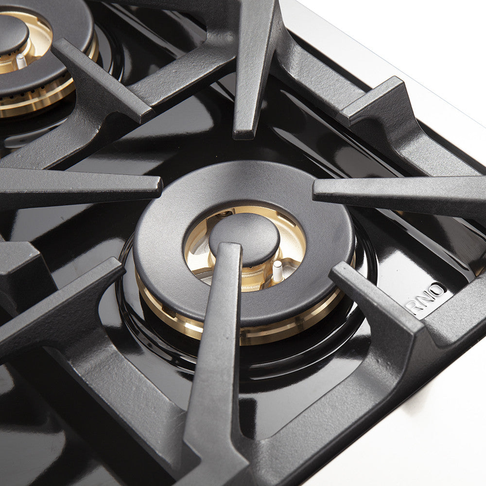 Forno Premium Stainless Steel Kitchen Package with Range and and French Door Refrigerator - FBDL-019-01CAUS