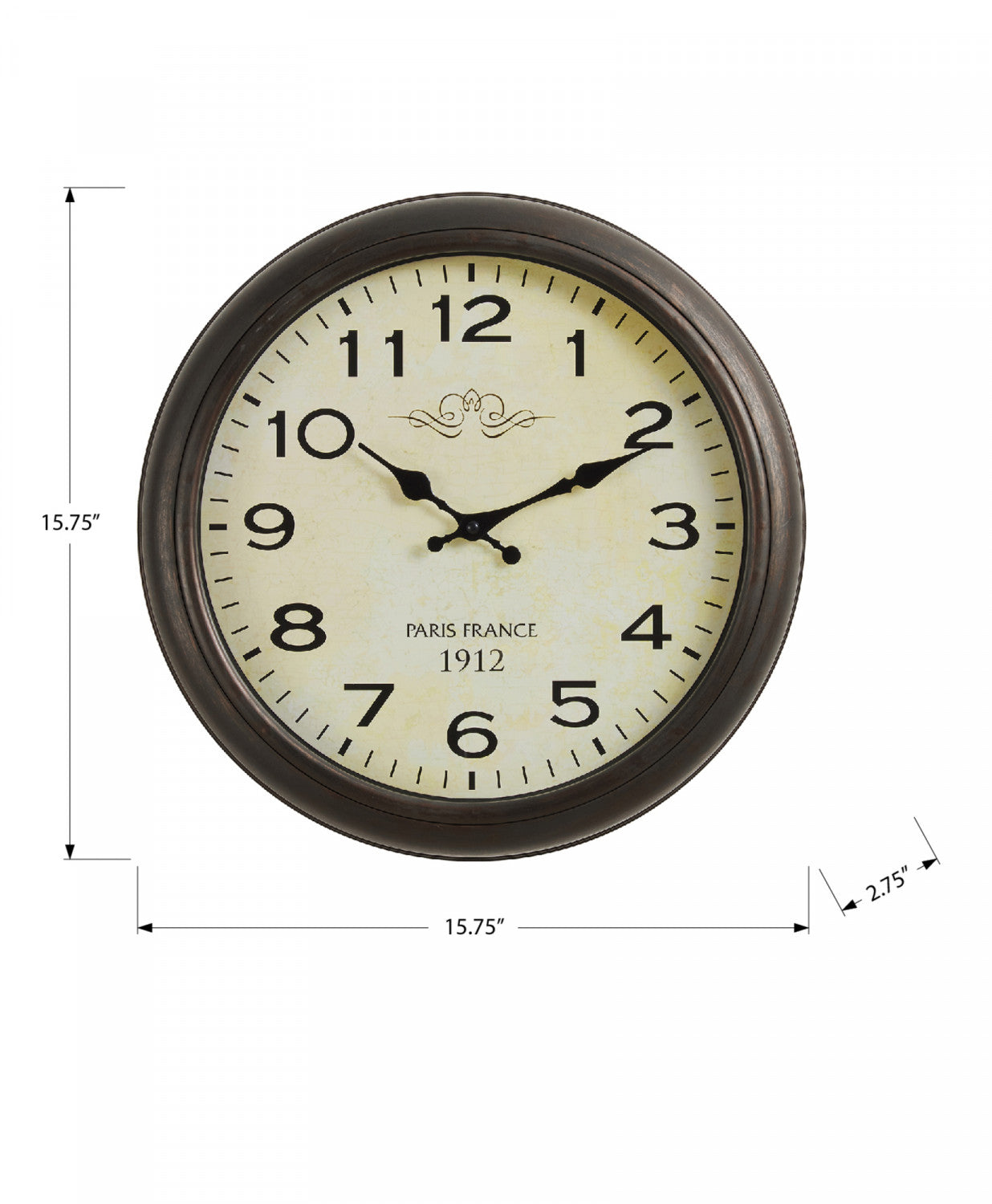 Nova Clock - Brown