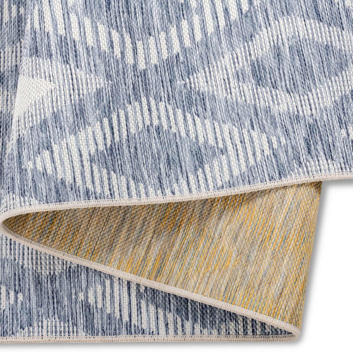 Marbella Diamonds Outdoor Rug - 5' x 7' - Blue