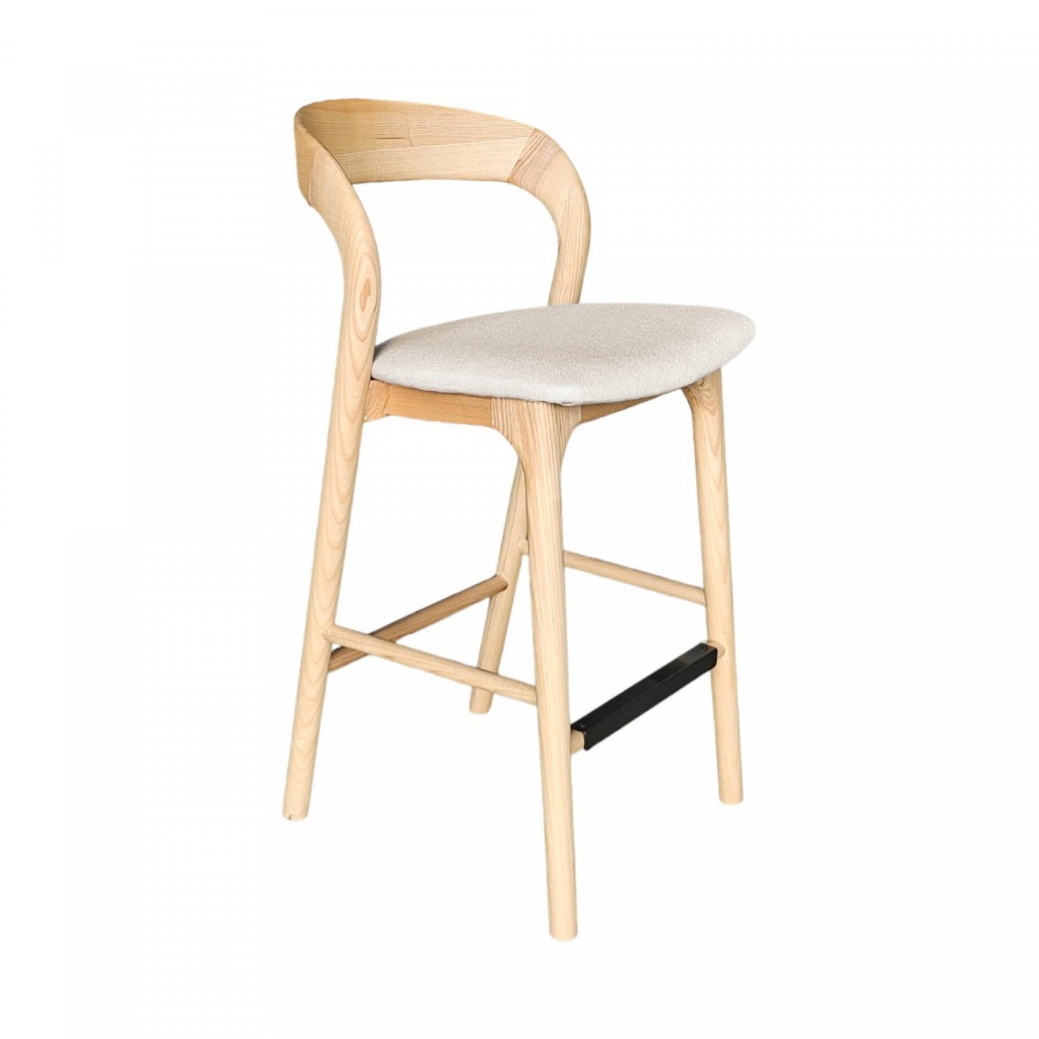Brivonne Counter Stool - Natural Frame
