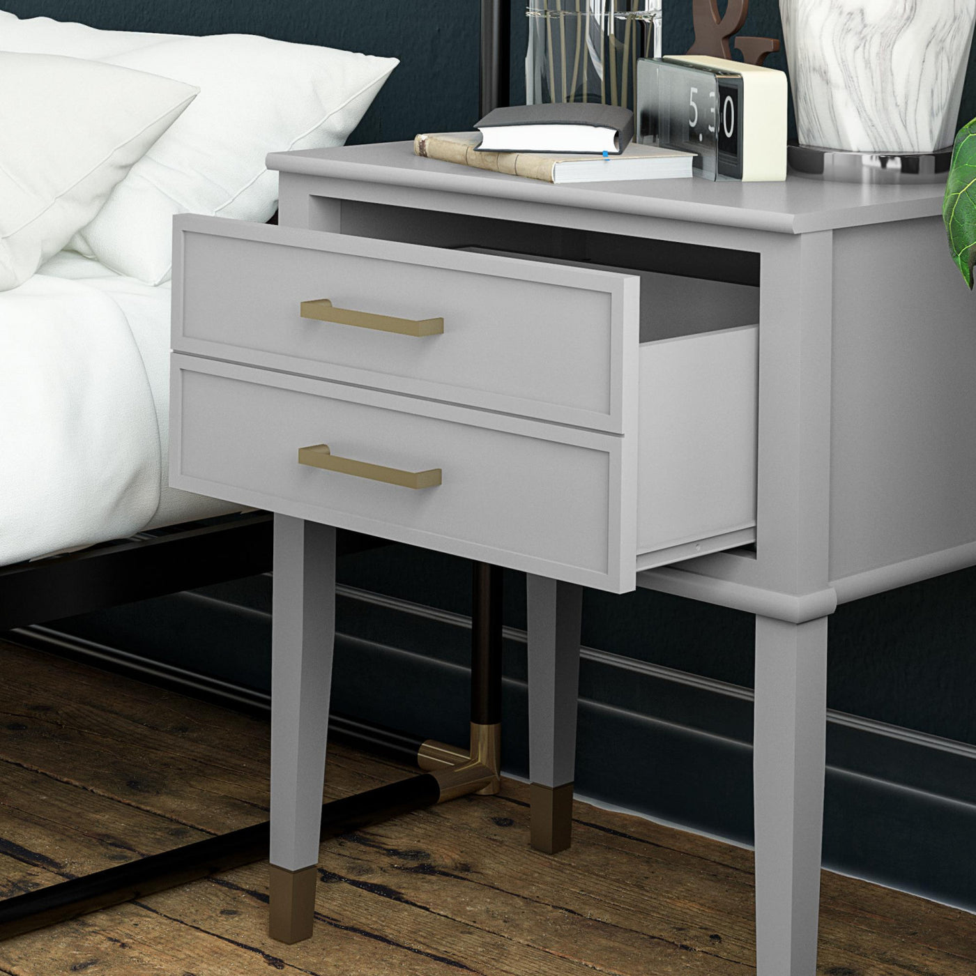 Westerleigh End Table - Dove Grey