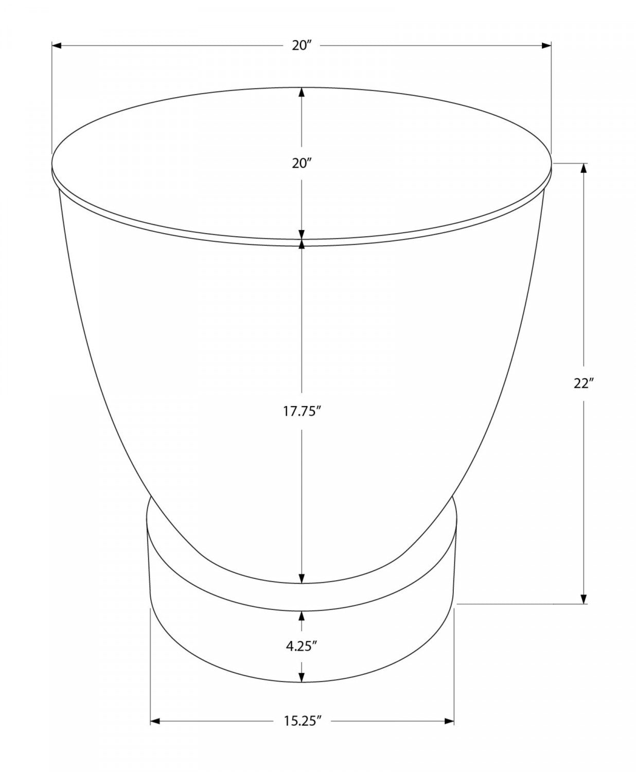 Ostra Side Table - White