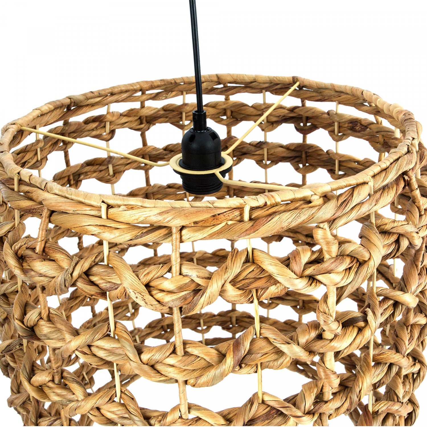 Aubriche Long Chandelier - Natural
