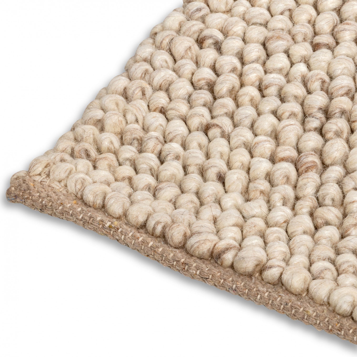 Calabria Pebbles Rug - 5' x 8' - Beige/Brown