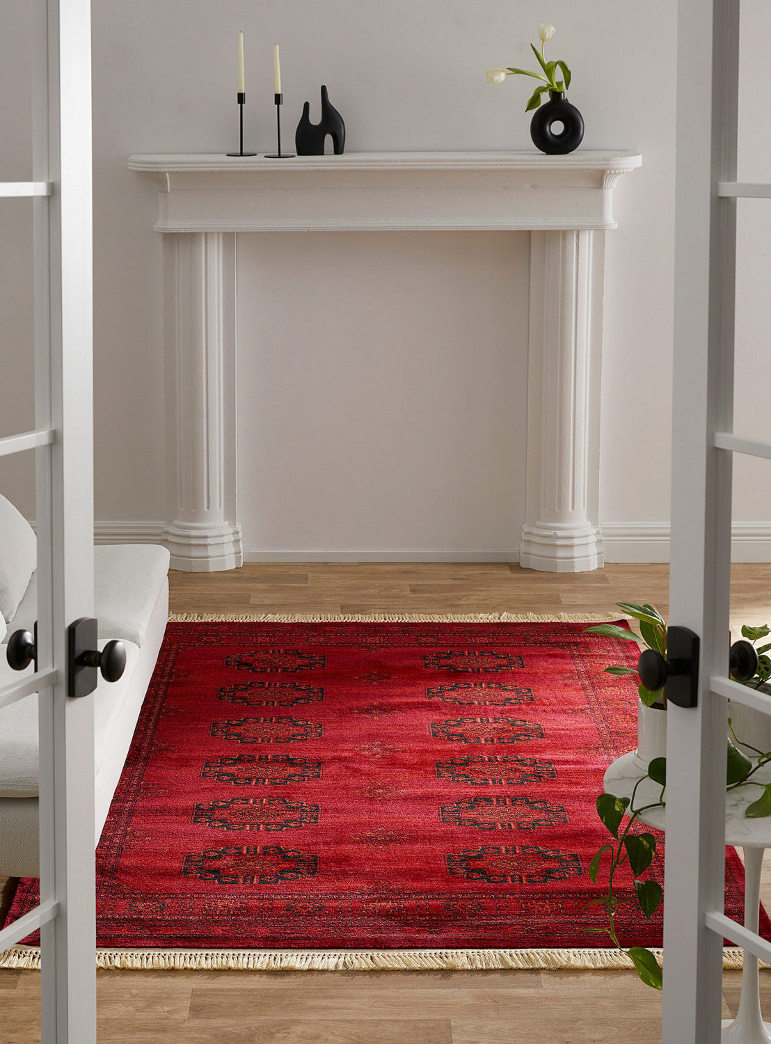 Persia Vintage Rug - 5' x 8' - Red