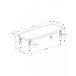 Kesta Bench - Antique Grey