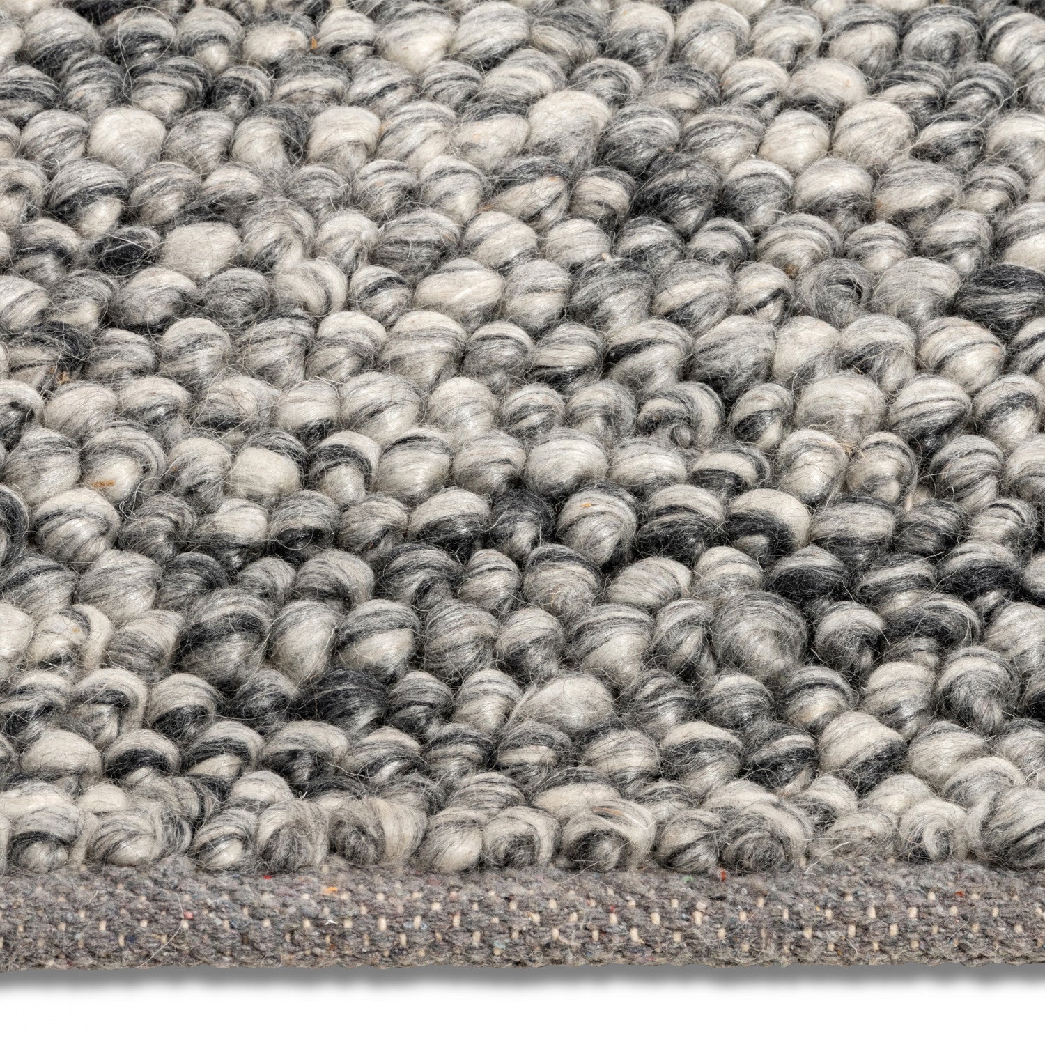 Calabria Pebbles Rug - 5' x 8' - Grey/Charcoal