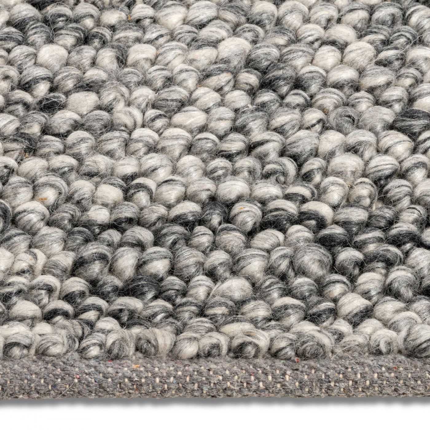 Calabria Pebbles Rug - 9' x 12' - Grey/Charcoal