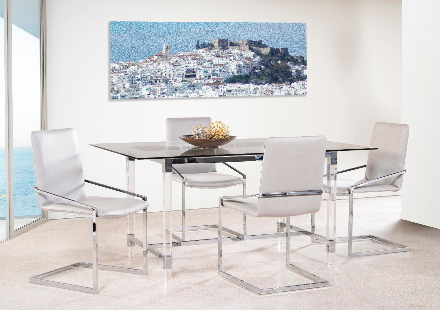 Ariya Dining Chair - White - Set Of Two