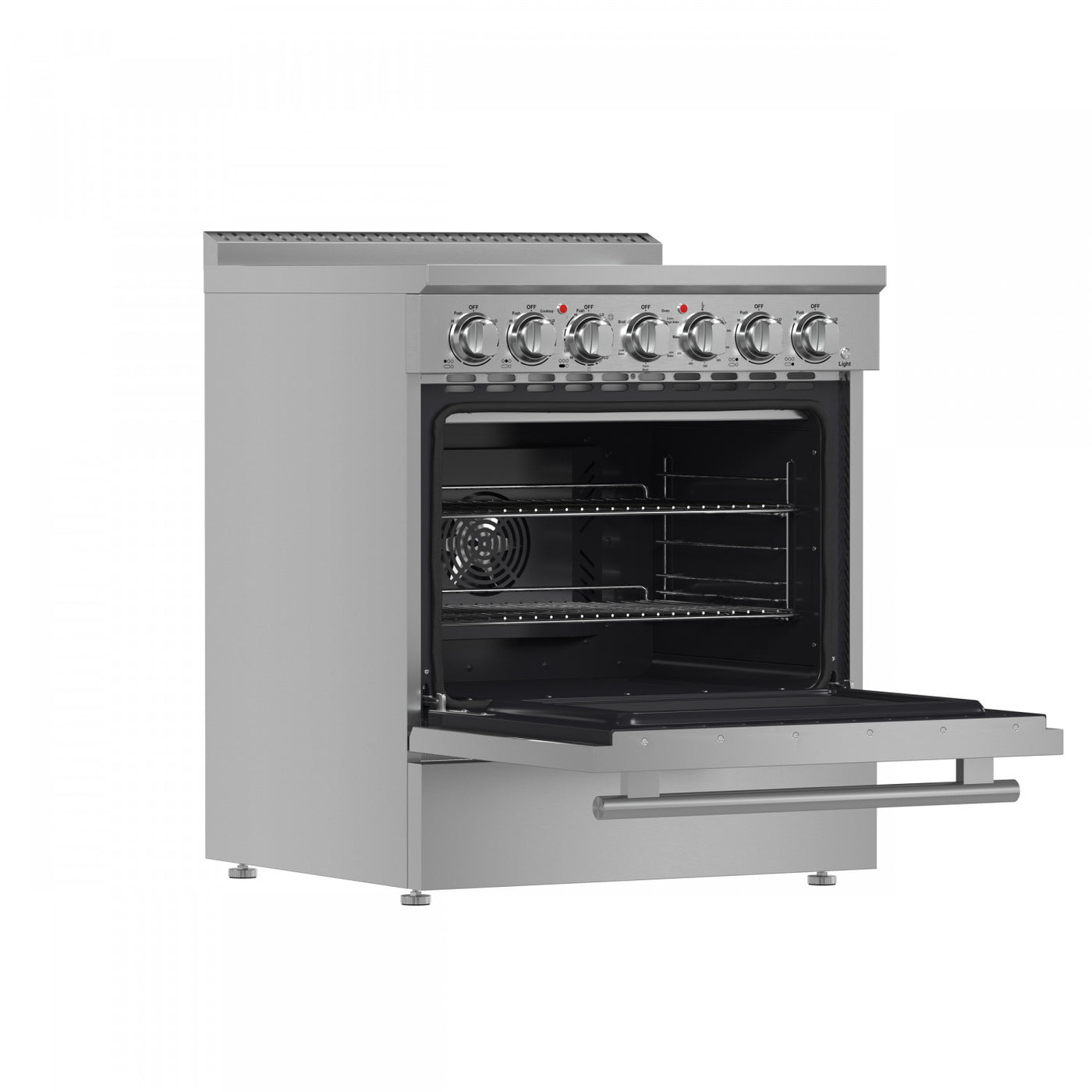 Forno Paolo Stainless Steel Freestanding Electric Range With True Convection (4.38 Cu. Ft.) - FFSEL6011-30
