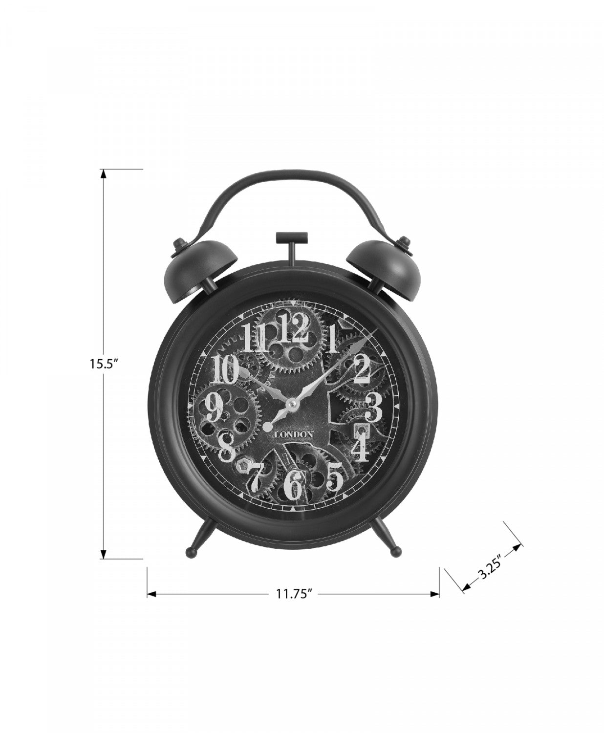 Aria Clock - Black