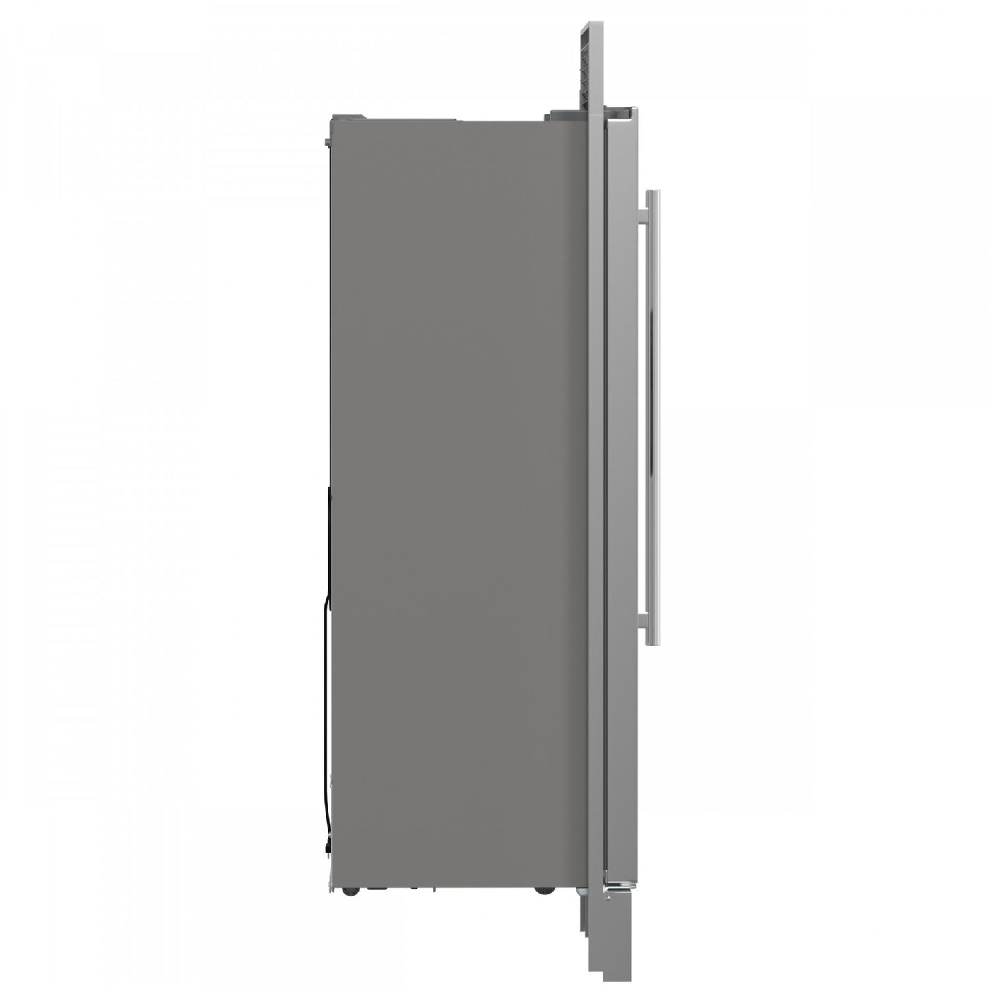 Forno Salerno 40" Stainless Steel Built-in Side-by-Side Refrigerator With Ice & Water Dispenser (20 Cu. Ft.) - FFRBI1844-40SG