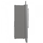 Forno Salerno 40" Stainless Steel Built-in Side-by-Side Refrigerator With Ice & Water Dispenser (20 Cu. Ft.) - FFRBI1844-40SG